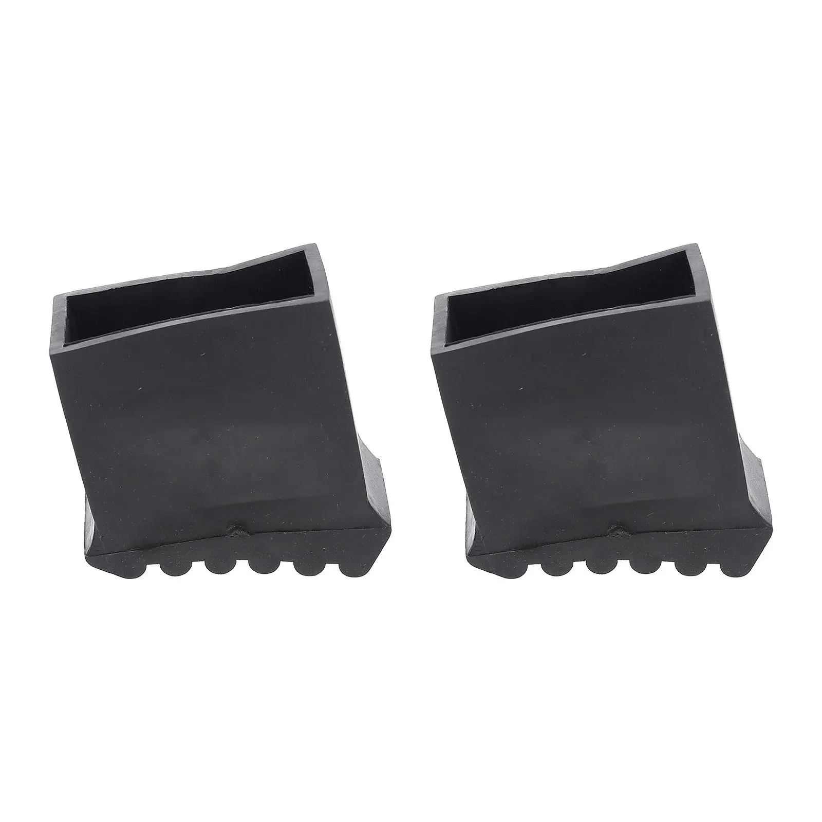 

2pcs Ladder Covers Non-skid Rubber Pads Floor Protectors Durable Wear-resistant Leg Ladder Feet Covers Caps Mats Thick