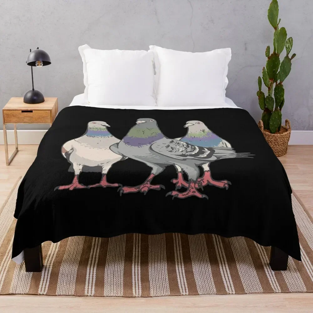 

Pigeons, pigeon breeding, pigeon fanciers Throw Blanket for winter Beautifuls Blankets