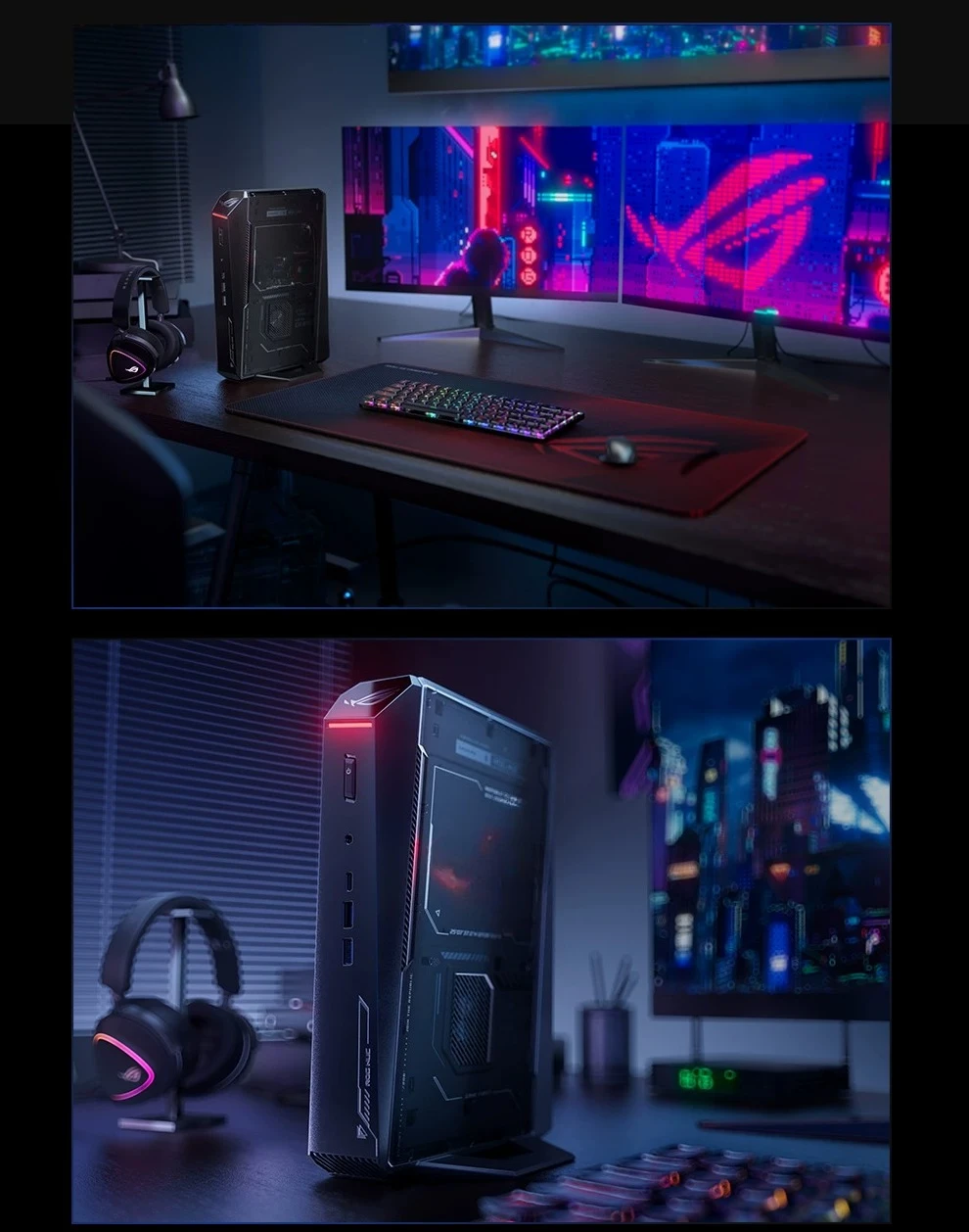 E-sports game mini mini console shows high-performance AI desktop computer Ultra9/RTX5080/32G/1TB