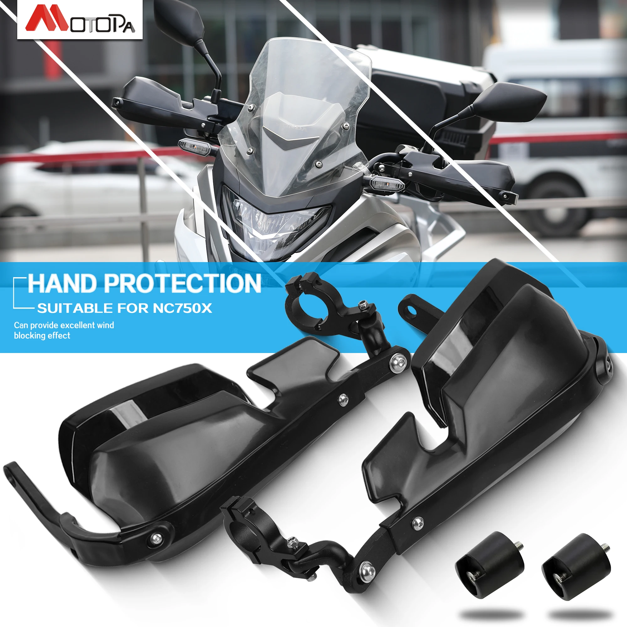 

For HONDA NC750X 2023 2024 NC750X MT DCT Motorcycle Hand Guards Lever Protector Handlebar new aluminum alloy Handguard Shield