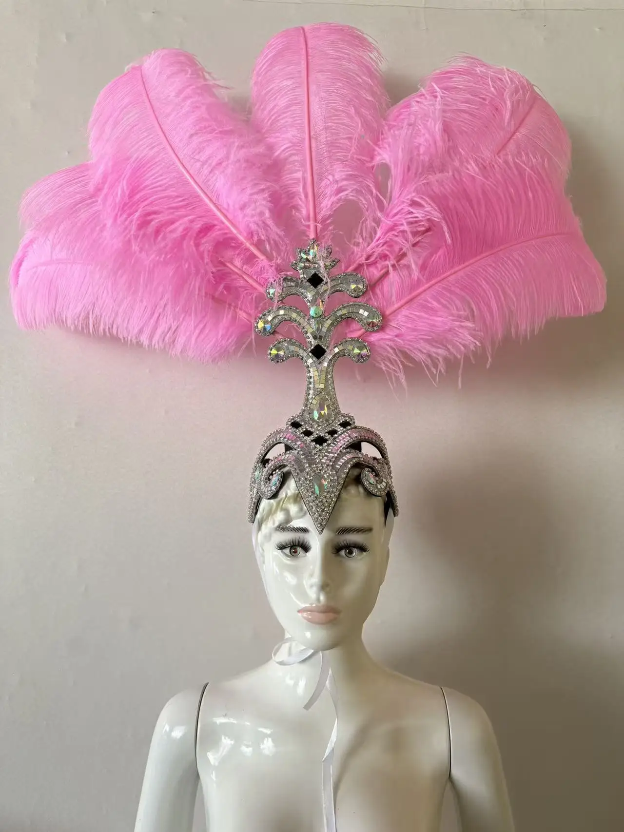 الرقص اللاتينية سامبا اكسسوارات الموضة رائعة غطاء الرأس الريش عروض الرقص حساسة الاكسسوارات سامبا الملابس