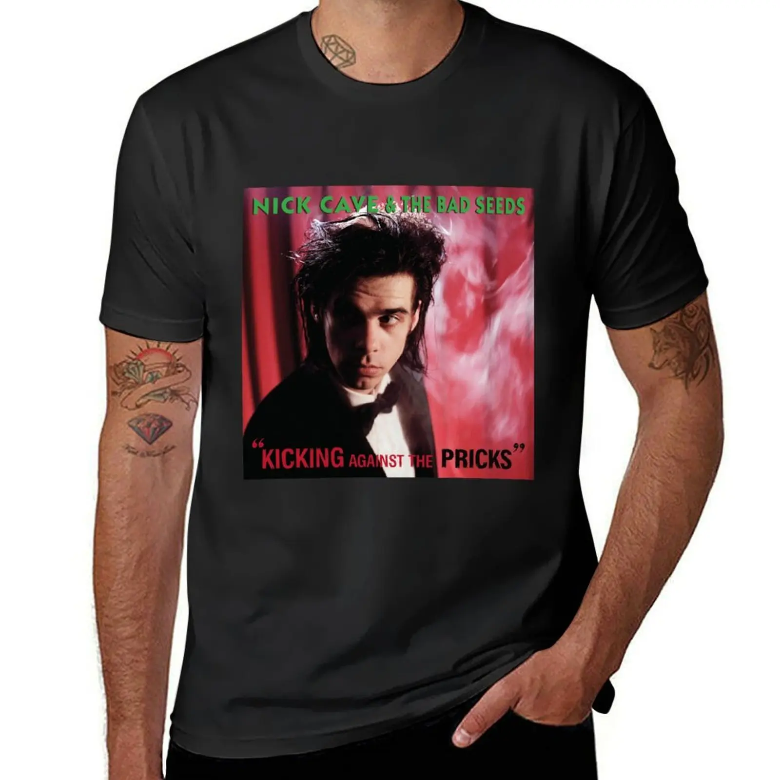 Nick Cave And The Bad Seeds kicking against the pricks T-Shirt customizeds Blouse for a boy Men's t-shirts