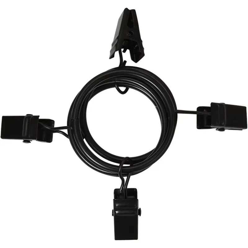 41 pcs 32mm Metal Curtain Hanger Rings, Bathroom Shower Panels, Easy Slide On Rod, Strong Clip Grip, Multipurpose view 4
