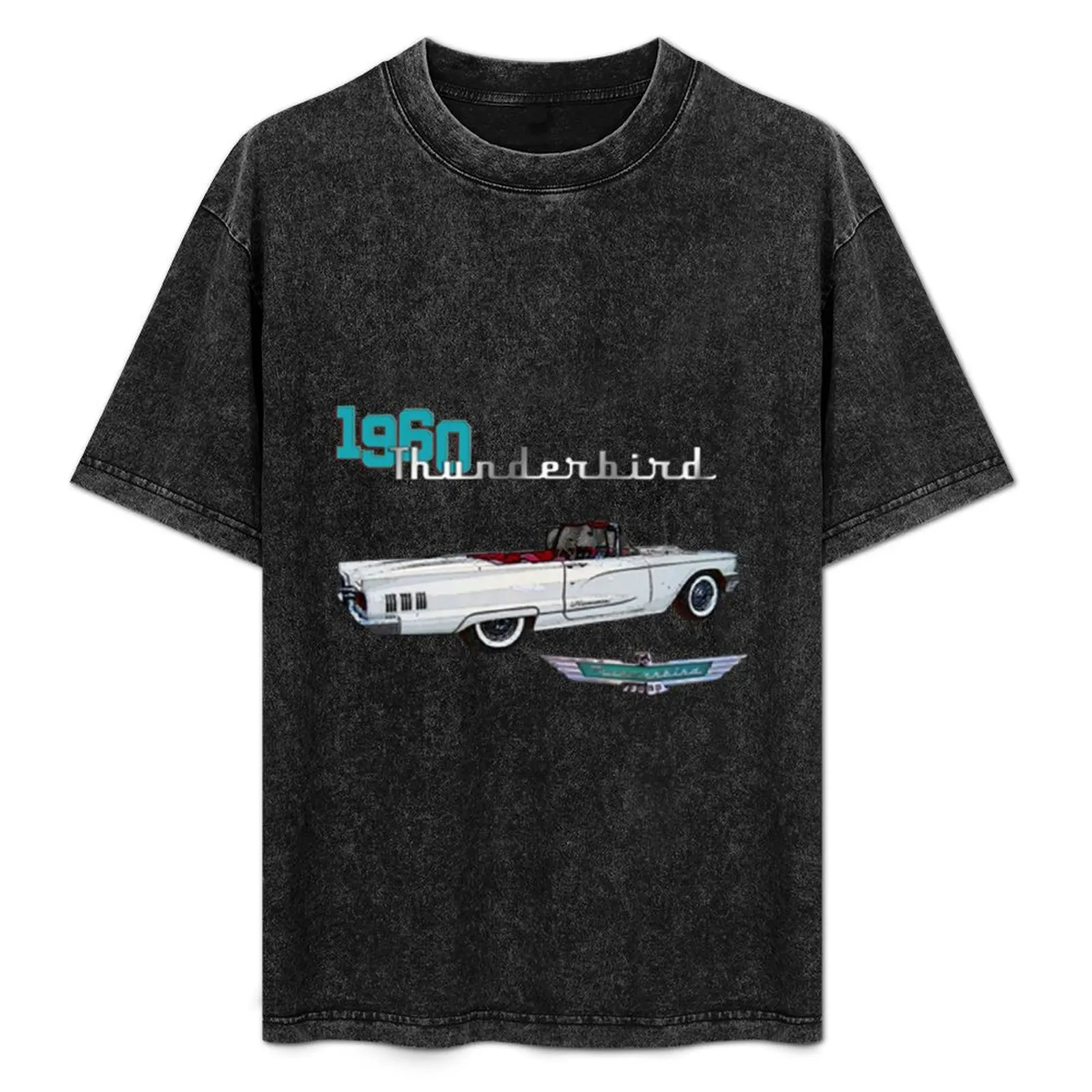 

1960 Thunderbird 1960 THUNDERBIRD CONVERTIBLE T-Shirt oversizeds man t shirt boys animal print mens clothing