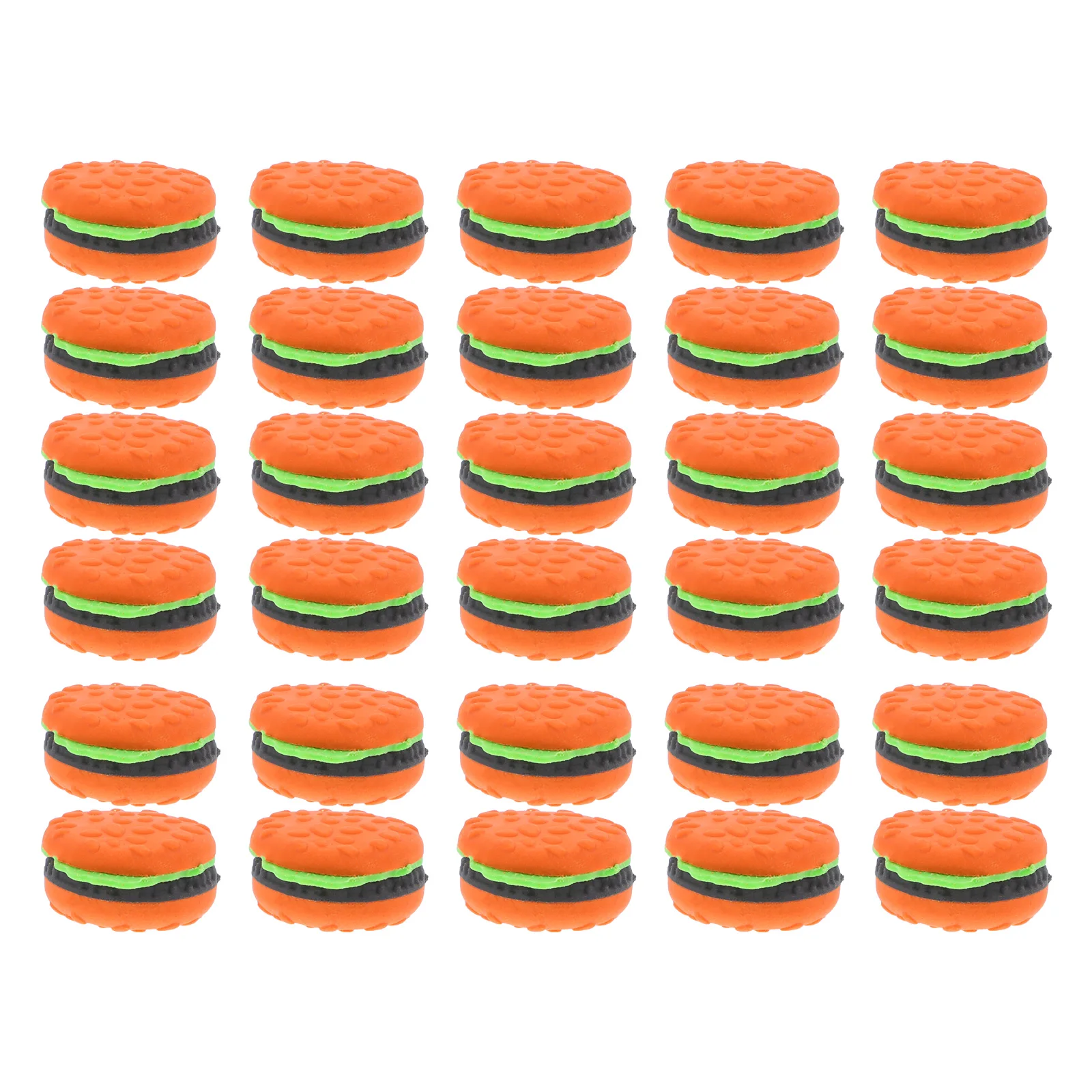 

30pcs Hamburger Eraser Cute Cartoon School Supplies TPR Material Mini Food Erasers Kids Desk Decoration Novelty Prize