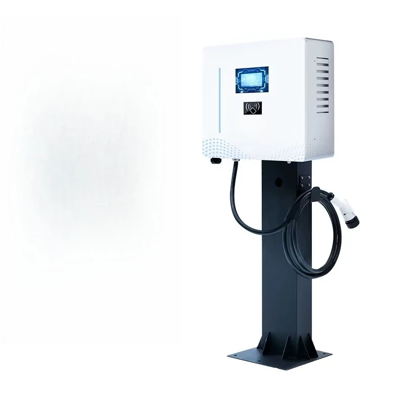Single Connector DC EV Charging Pile 7-40kW Wall-Mounted Design for Home and Public Charging