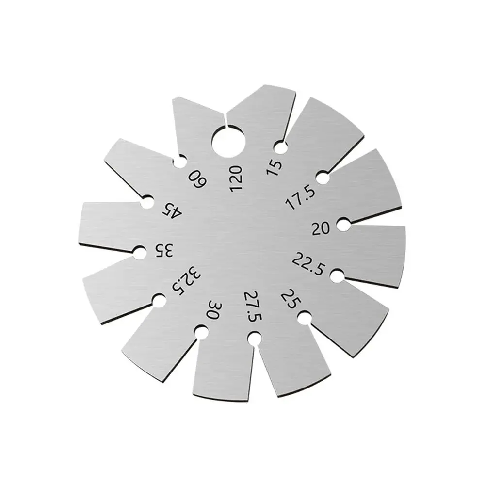 High Precision Angle Pattern Gauge Range 15°-120° Stainless Steel Bevel Gauge Angle Protractor Bevel Gauge Woodworking Tools