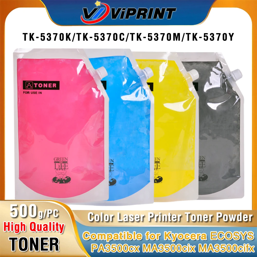 

0.5kg/PC TK-5370 Refill Toner Powder for Kyocera ECOSYS PA3500cx MA3500cix MA3500cifx Color Multifunction Printer