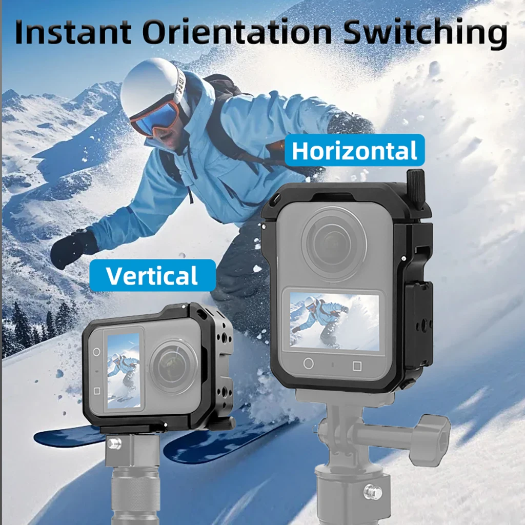 

Металлическая ударопрочная защитная рамка для камеры с креплением Cold Shoe для аксессуаров для камеры DJI OSMO 360