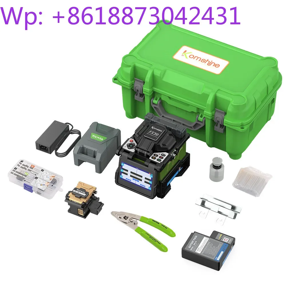 New automatic six-motor trunk line fiber fusion splicer FX39 leather cable handheld hot melt fiber