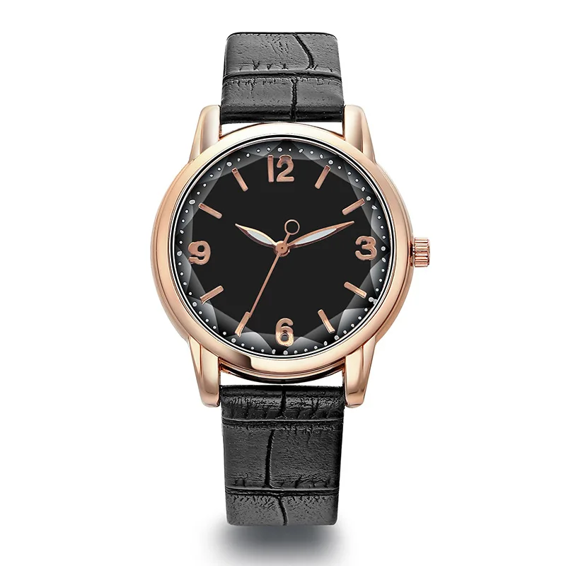 Classic Two-color DialStylish Women Watch Simple Vintage Ladies Fashion Dial Casual Bracele  Leather Quartz Wristwatch