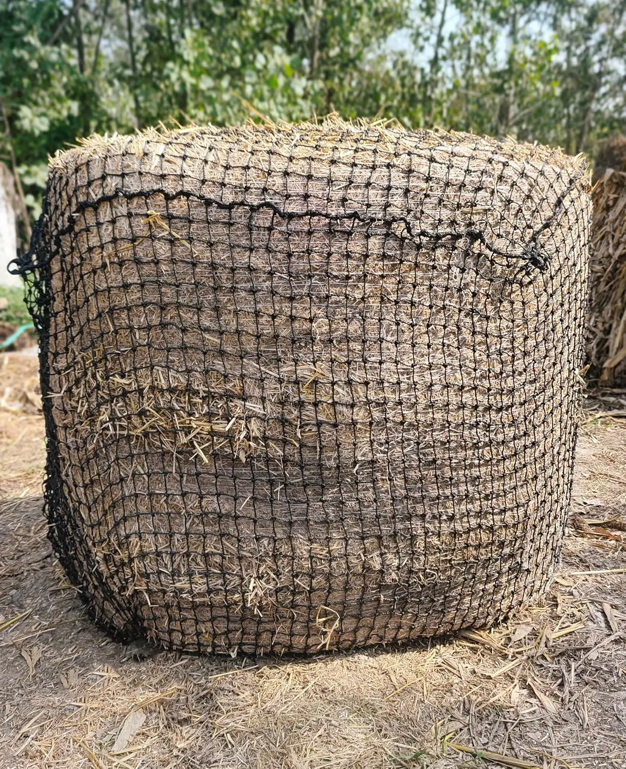 شبكة كبيرة لتغذية القش البطيء، وحدة تغذية الحصان شديدة التحمل لوسادة/المشط الخارجية #5