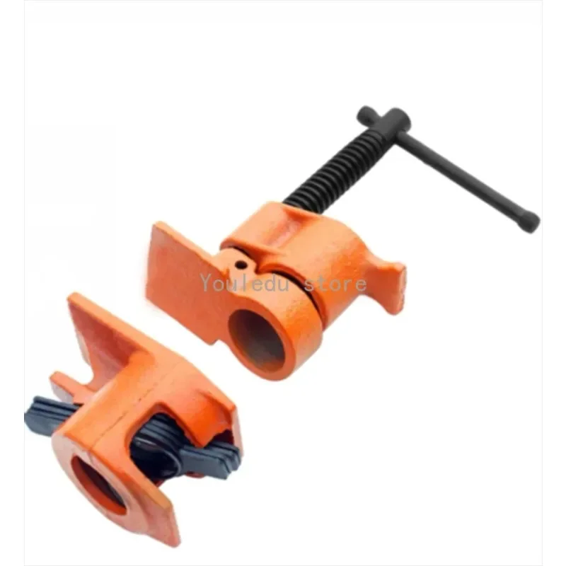 1pc Wood Glue Clamp Tube 1/2 Inch Heavy Duty Pipe Clamp Wood Gluing Clamp Steel Pipe  Fixture Carpenter Woodworking