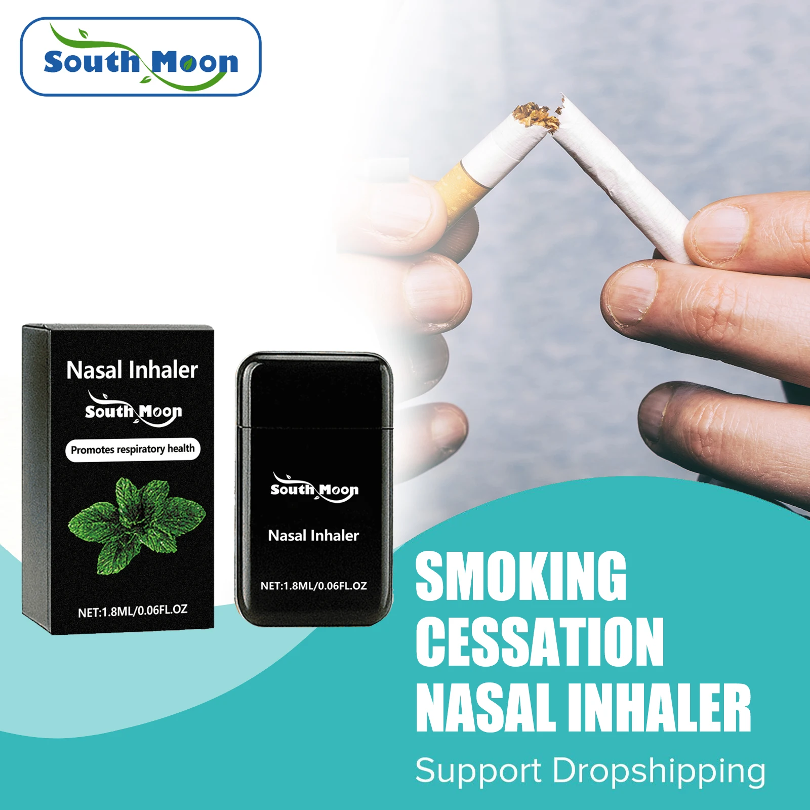 

Lung Support Nasal Inhaler Smoking Cessation Relief Cough Throat Discomfort Lung Repair Better Breath Anti Smoking Nasal Inhaler