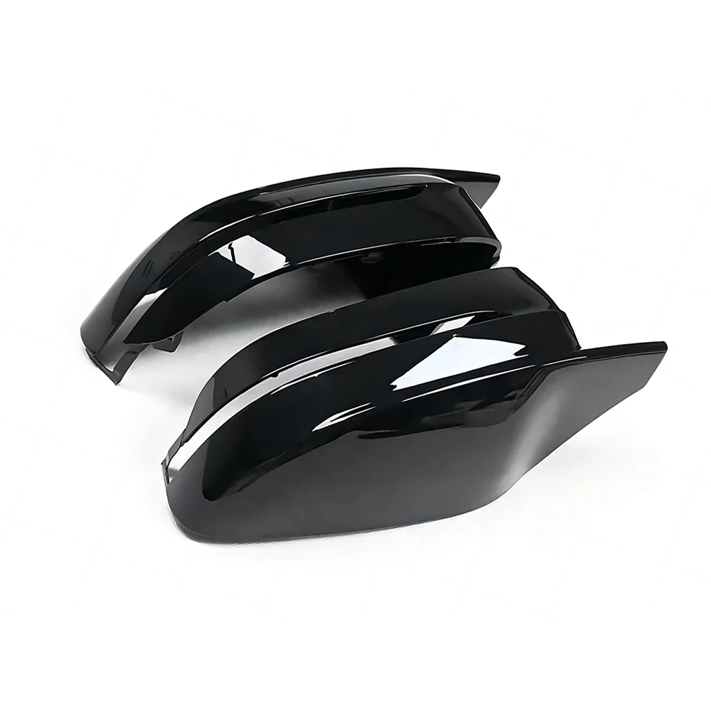 Replacement Rearview Side Mirror Covers Cap For BMW G30 G32 G38 G11 G12 G14 G15 G16 5 6 7 8 Series G80 Style Glossy Black Shell