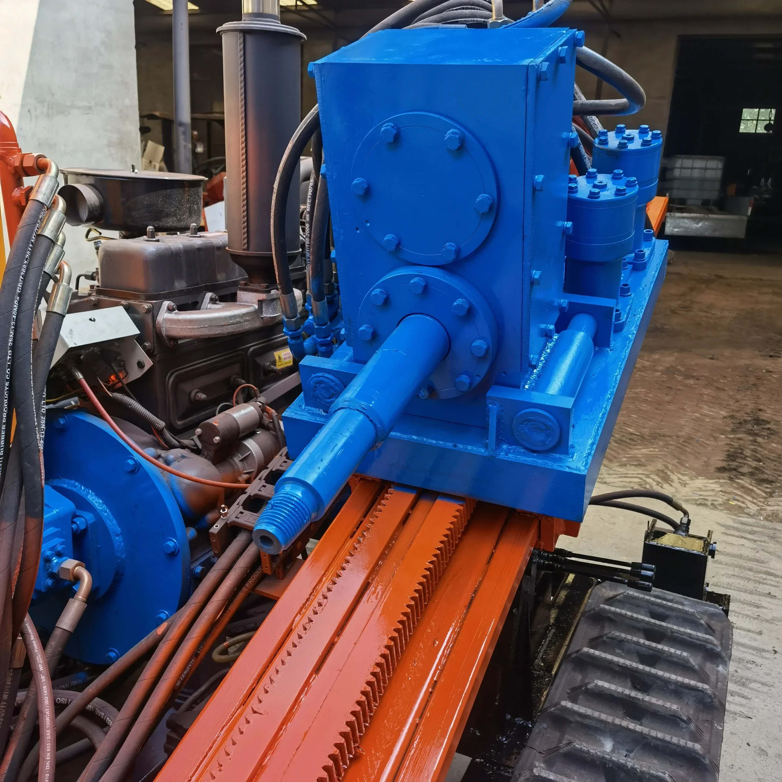 Plate-forme de forage dth à marteau portable, Mini plate-forme de forage directionnelle horizontale Portable pour le perçage de couches de roche