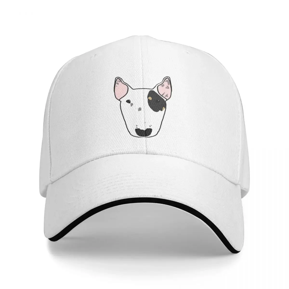 Twinkle The Bull Terrier Baseball Caps Peaked Cap Sun Shade Hats for Men Women