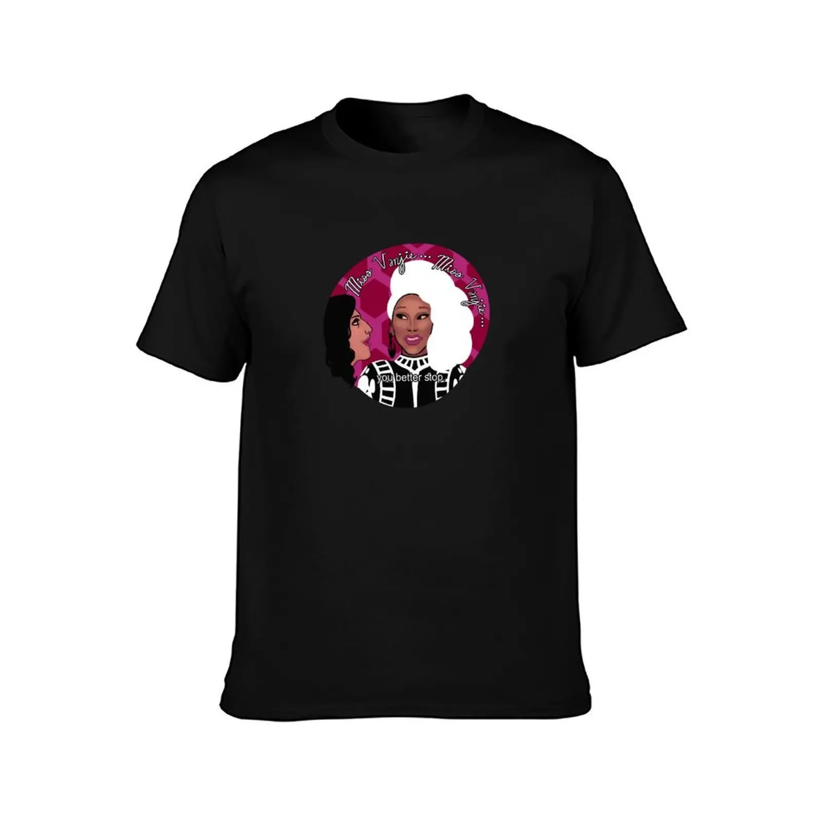 Vanjie Interactions T-Shirt High Elasticity Sports Tee Shirt T-Shirt