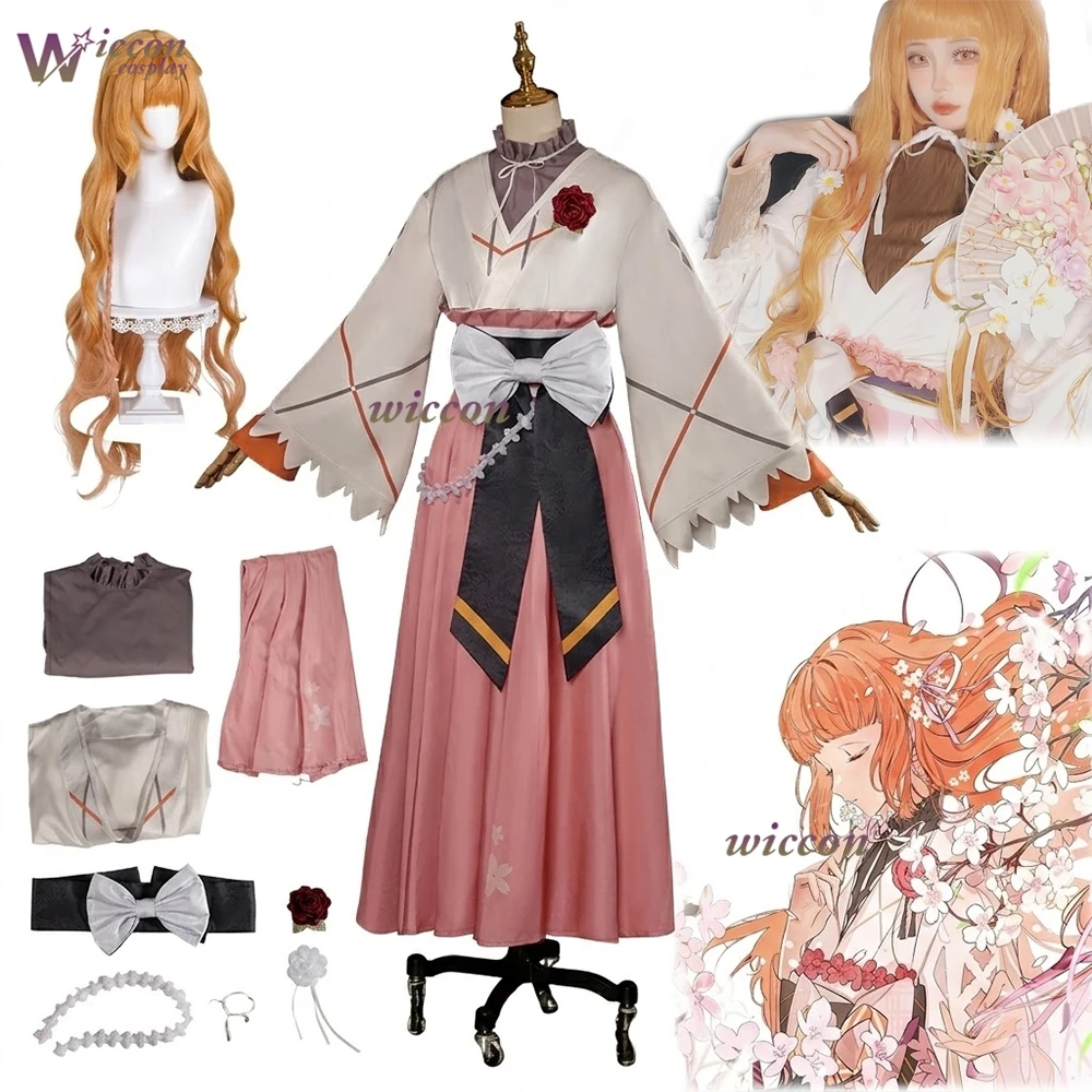

Hinagiku Kayou Cosplay Skirt The Four Seasons: Dance Of Spring Shunkashuutou Daikyouja Cosplay Costume for Women Roleplay