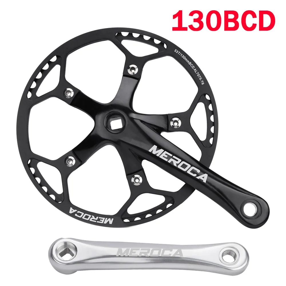 

Квадратные шатуны и система шатунов-кривошипников 130 BCD с ведущими звездами 45T, 47T, 53T, 56T, 58T для гравийных и шоссейных велосипедов