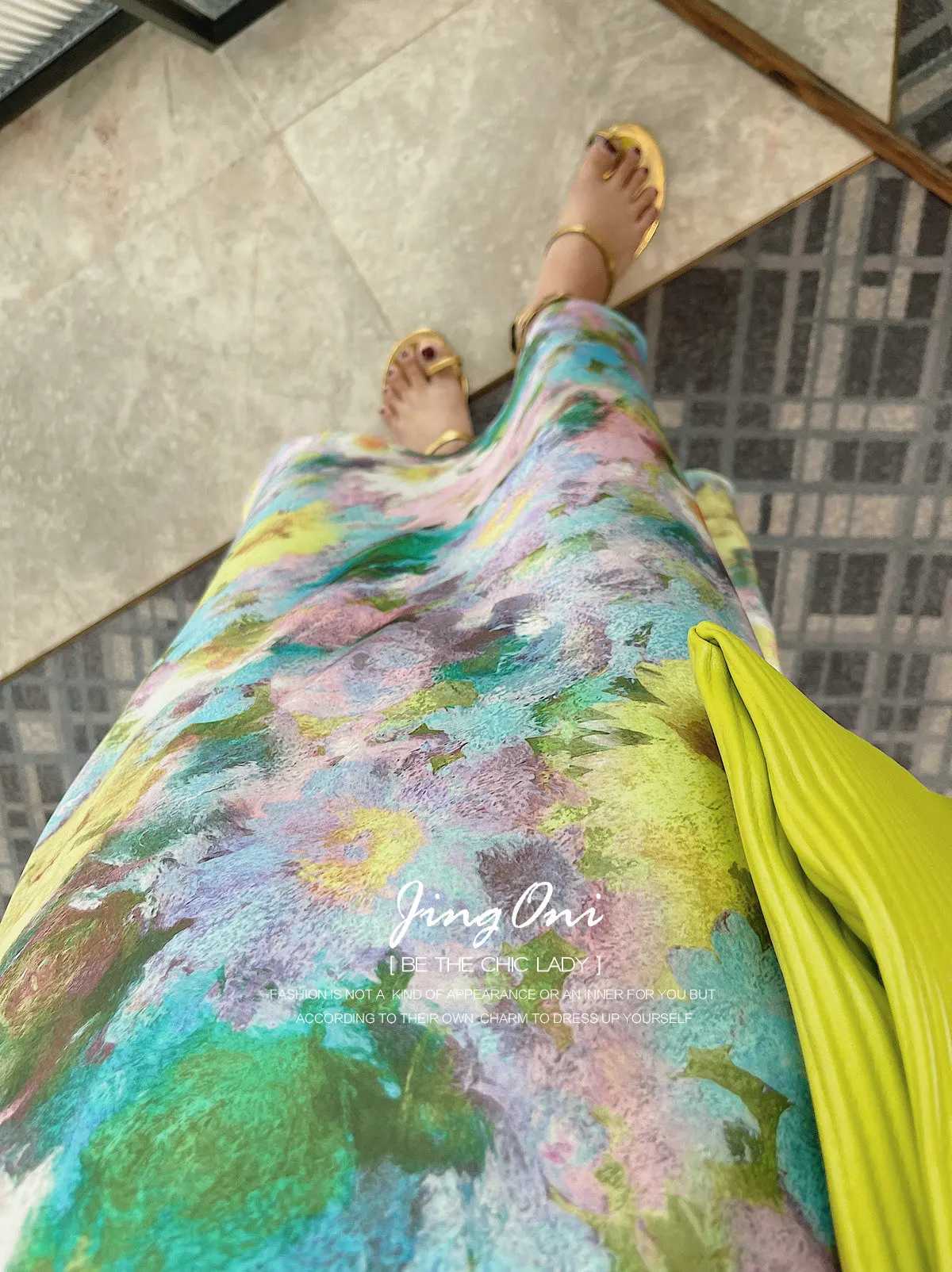 

Floral Satin Skirt Long Woman Clothing 2025 Y2k Fashion Korean Style Summer Vintage New Lolita Tulle Elegant Ruffle Gothic Chic