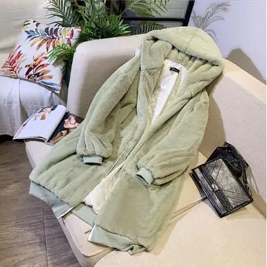 Nuovo oversize inverno lungo caldo giacca di pelliccia sintetica cappotti con cappuccio cappotto invernale allentato Outwear cappotto di pelliccia sintetica donna