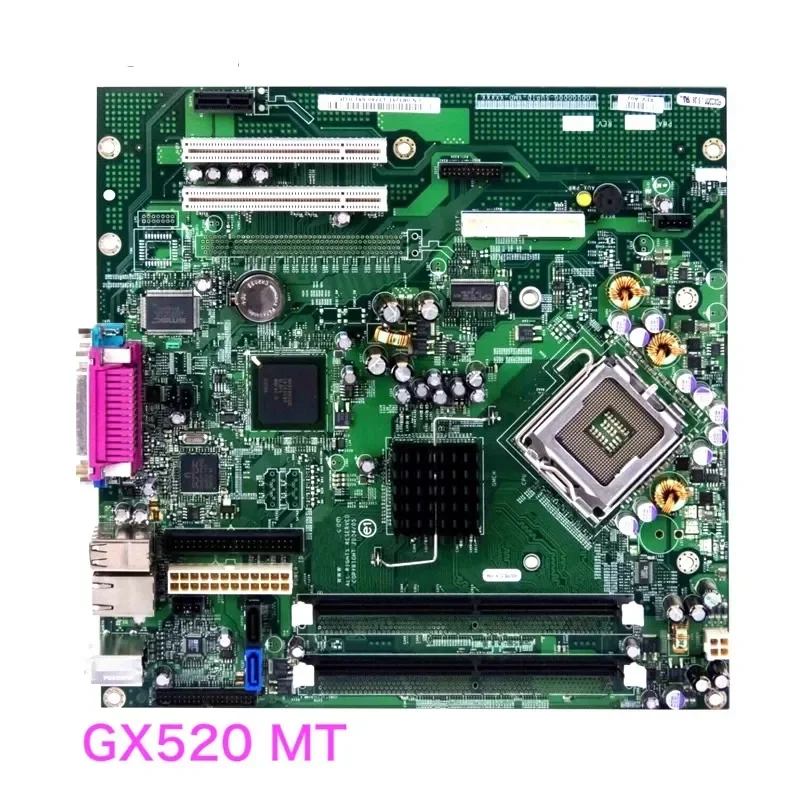 

Подходит для материнской платы Dell Optiplex GX520 MT CN-0RJ291 0RJ291 RJ291 WG233 RJ290 C8810, материнская плата 100% протестирована, ОК, полностью работает