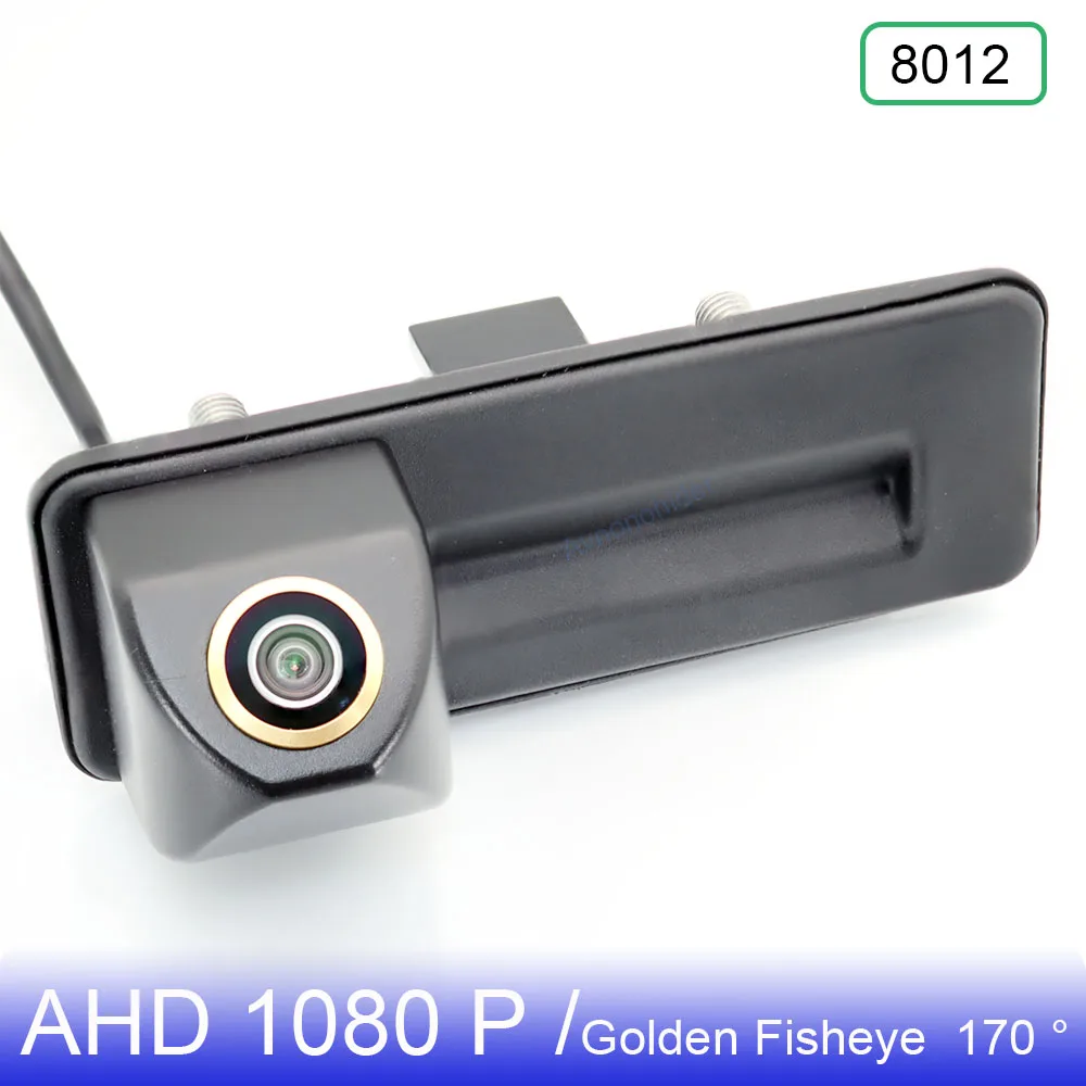 

AHD 1080P 170° Golden Fisheye Lens Vehicle Rear View Camera For SKODA Octavia 2012 2013 2014 2015 Car HD Night Vision Trajectory