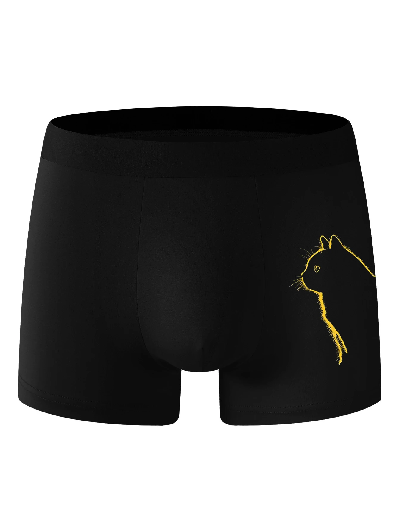 2/4 قطعة شورتات الملاكم الجديدة القريبة يجب اقتناؤها للرجال ملابس داخلية سوداء لصيف 2025 مريحة وجودة عالية