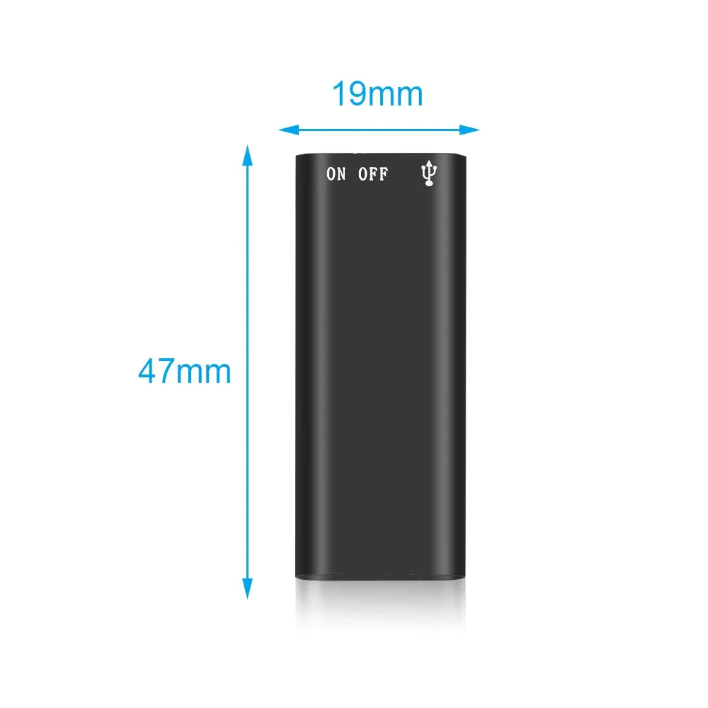 Mini USB Pen Digital Voice Recorder 8GB 16GB 32GB Music Mp3 Player 192Kbps Recording WAV Audio Recorder