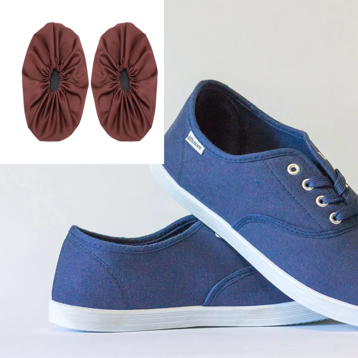 

Adults Anti-Skid Overshoes Reusable Washable Thickened Shoe Covers For Home Floor Protection Coffee Color