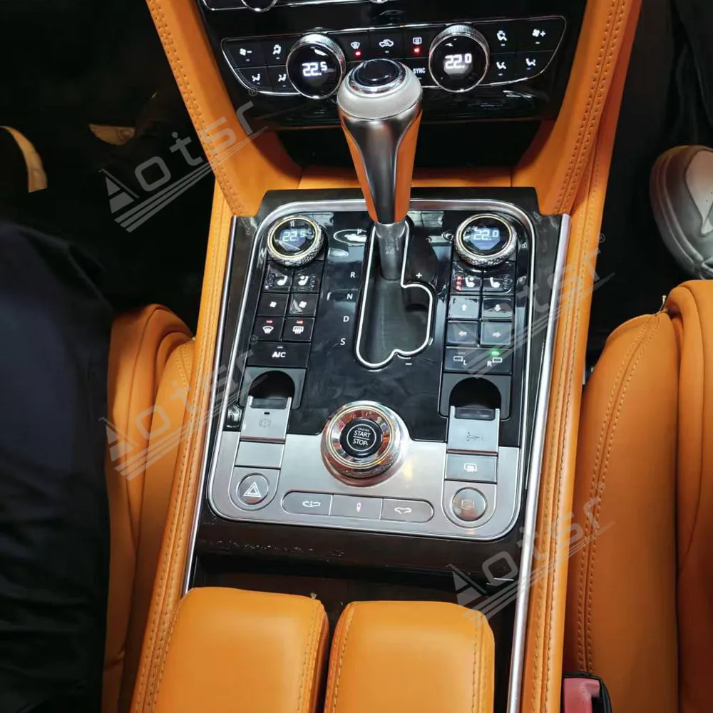 Car Saddle For Bentley Flying Spur Continental 2005‑2019 Car Interior Modify Control Center Console Touch Panel Console Handrail