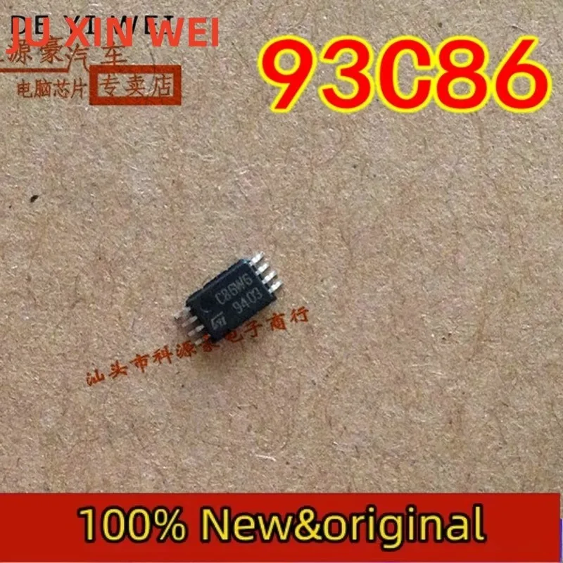 10Pcs/Lot Original New 93C86 C86W6 TSSOP8 Small 8 Feet Car IC Memory Chip Auto Accessories