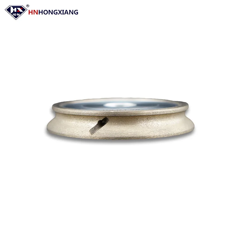 OG Edge Diamond Wheel 100x22mm Metal Bond Glass Grinding Wheel For CNC Glass Shape Edging Machine Glass Duckbill OG Profiling