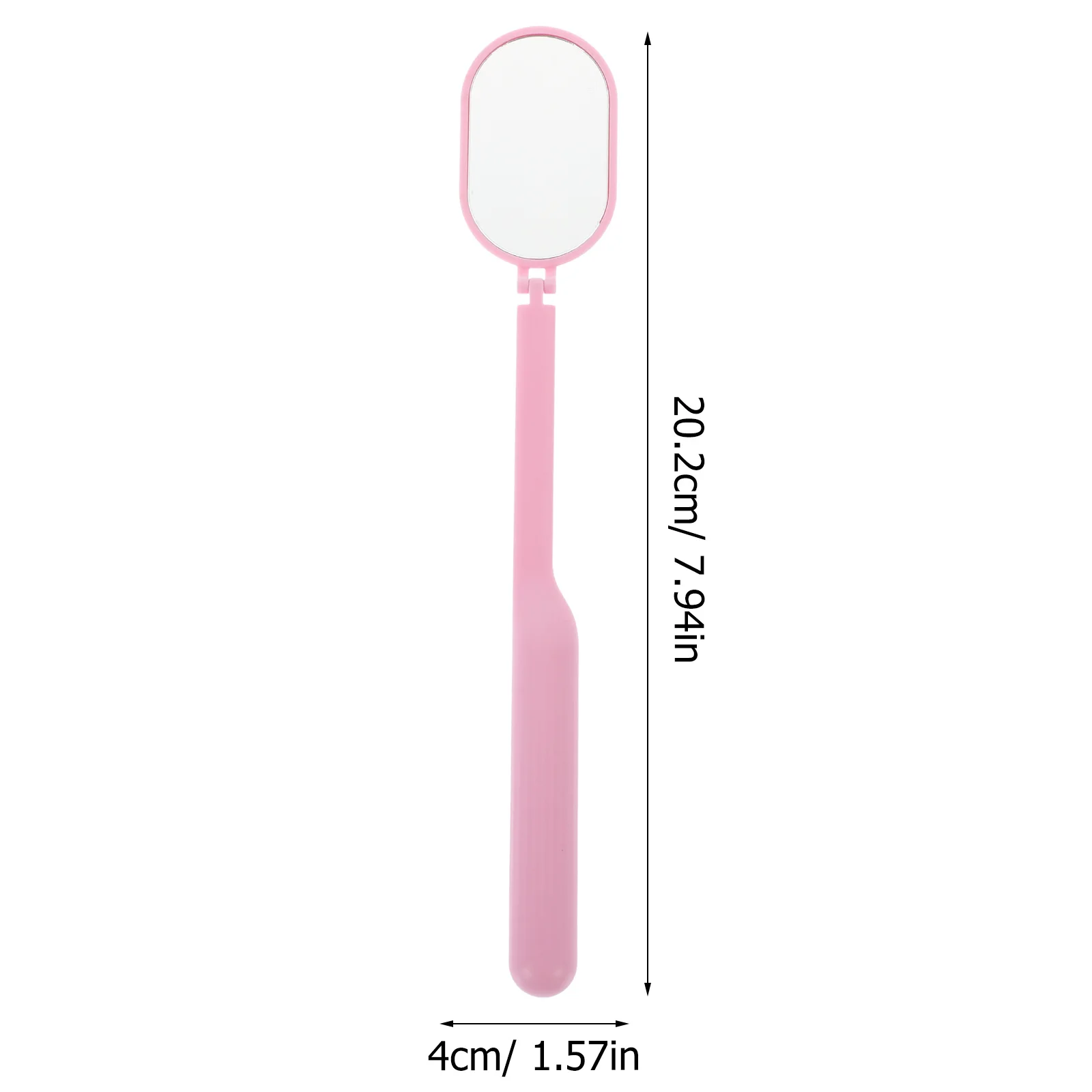 Specchio per estensione ciglia portatile Specchio compatto per ispezione ciglia per eyeliner preciso Applicazione ciglia finte Strumento per il trucco quotidiano