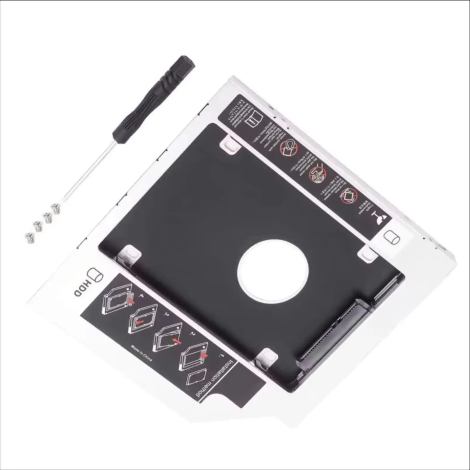 9.5mm 2nd Hard Drive HDD Optical bay Caddy Frame for HP 17-x116dx 17-f113dx 15-E033TX 15-ba077ng 17-g102AX 15-ab022ng 15-ak003ng