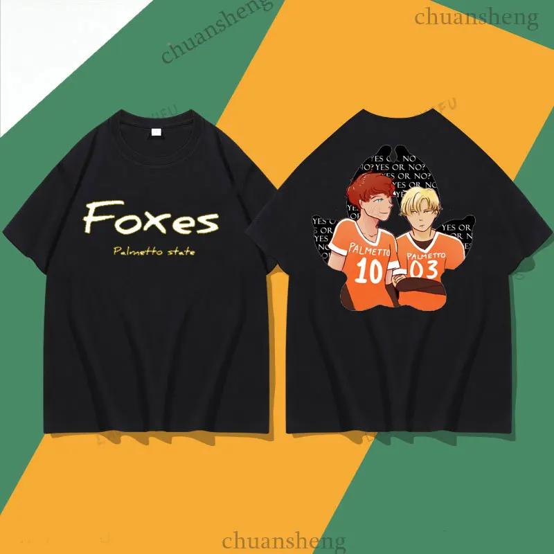 تي شيرت Foxhole Court Palmetto State Foxes تي شيرت أندرو مينيارد للجنسين قطن وجهين مطبوع تي شيرت مضحك جرافيك ملابس الشارع الشهير