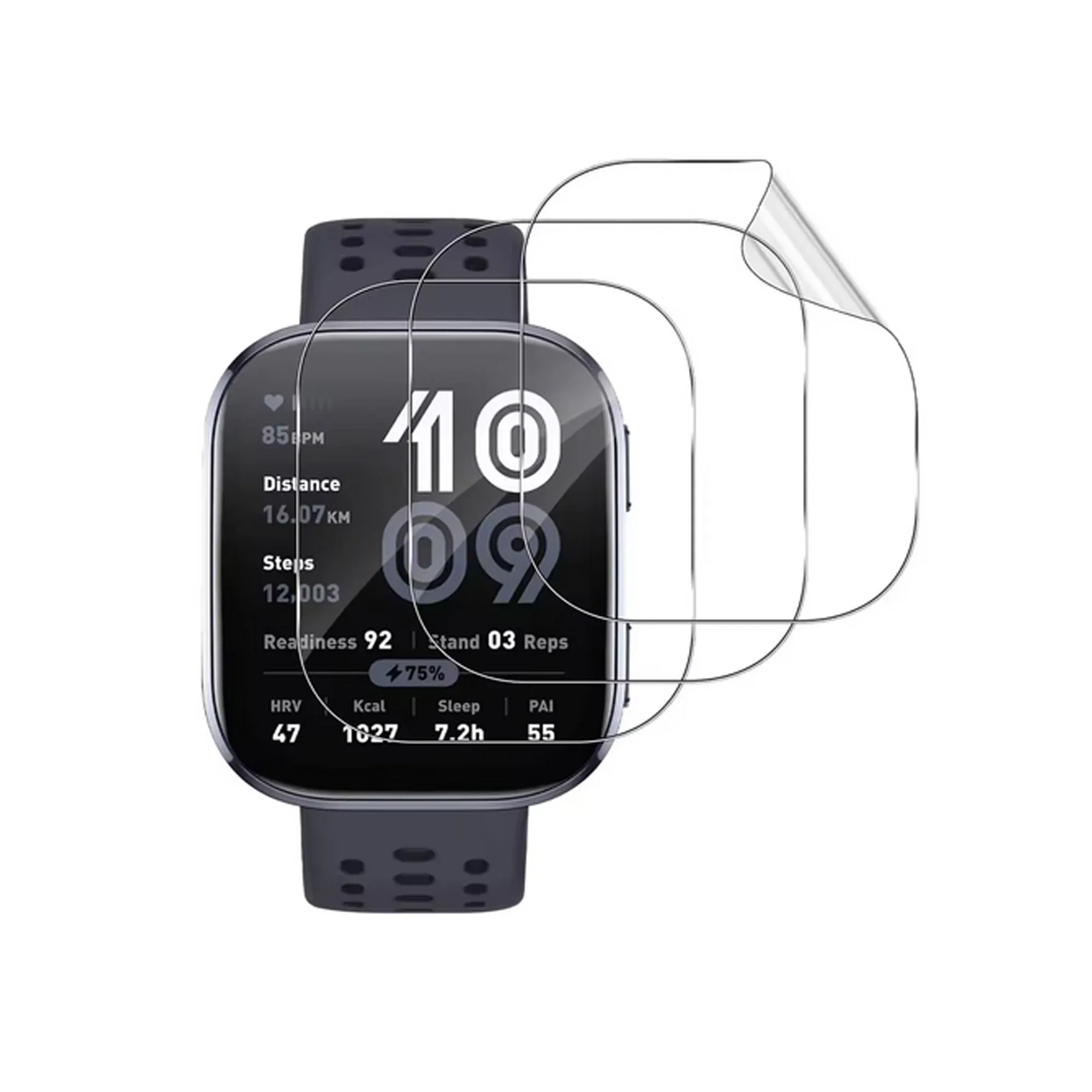 3PCS/5PCS/10PCS Protezione dello schermo per Huami Amazfit Bip 6 HD Orologio Cover Copertura completa Pellicola protettiva Accessori