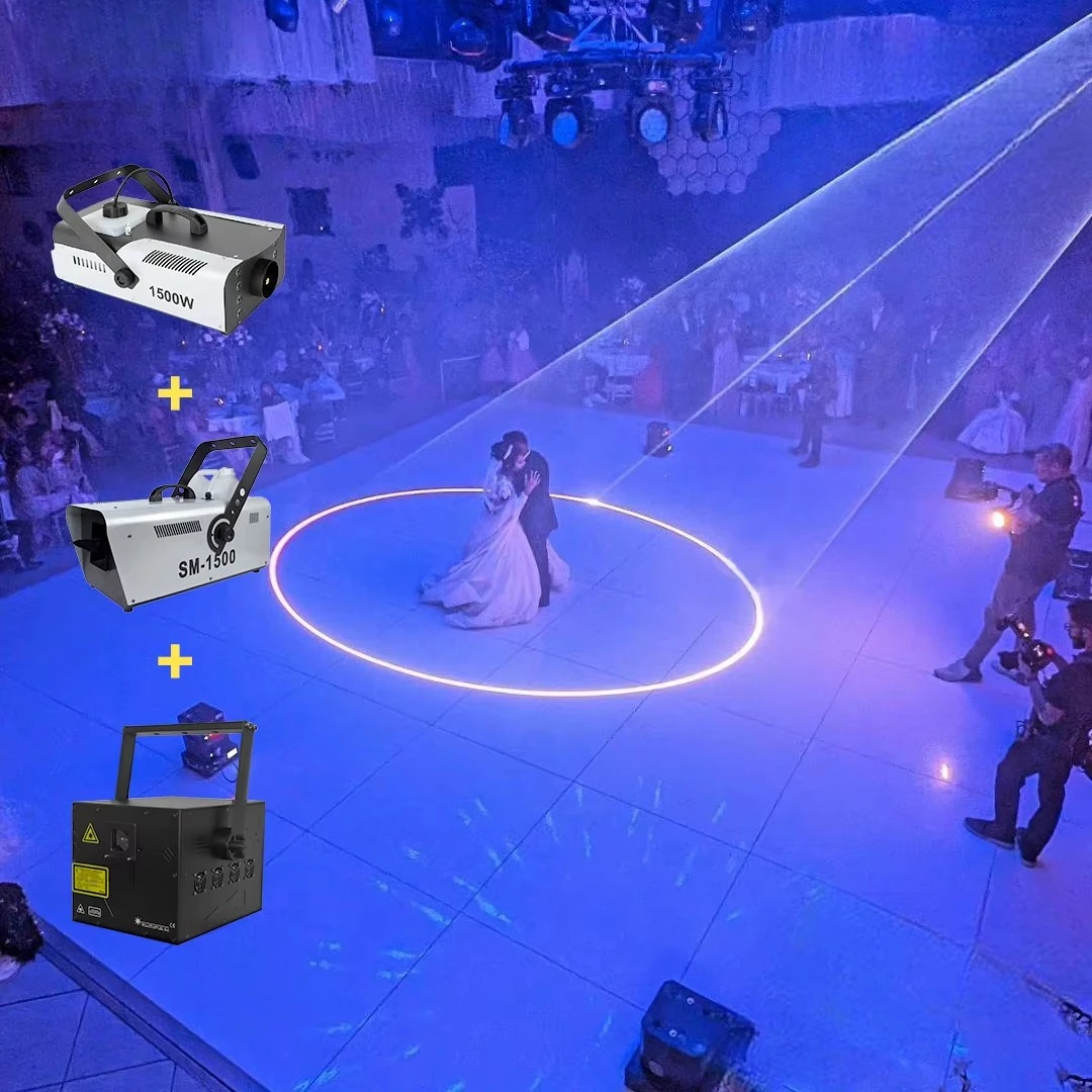 Laser factory 2W 5W 10W 15w full color line beam of light scanning projector stage wedding laser