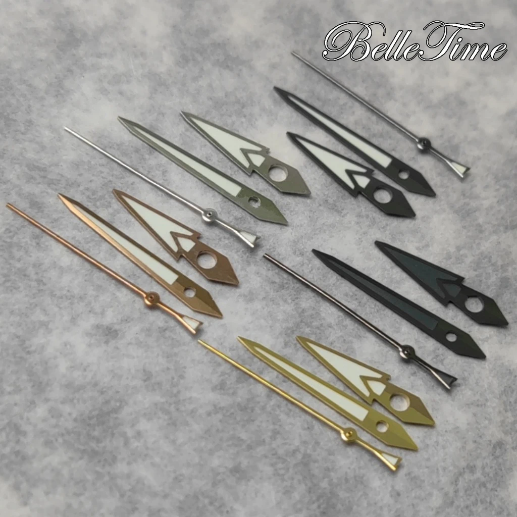 Silver/Gun/Black Gray/Gold/Rose Gold C3 Green Luminous Watch Hands For NH35 NH36 NH37 NH38 NH39 NH70 Movement Watch Accessories image 3