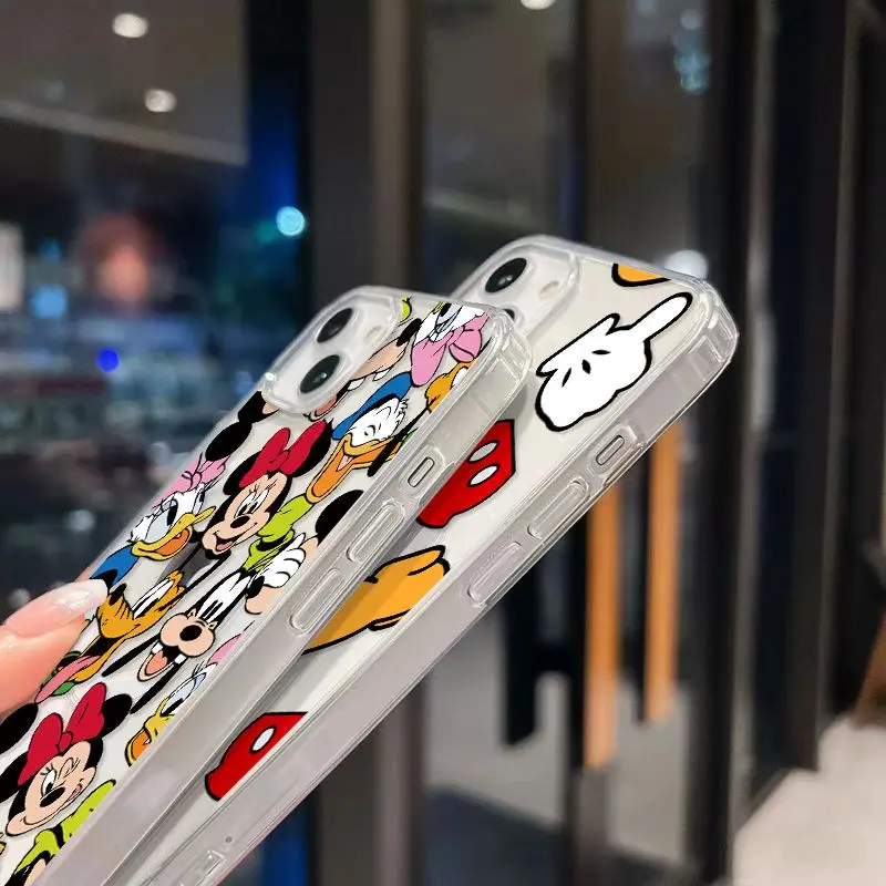 Cute Cool Cartoon Mickey Minnie Magsafe Magnetic Phone Case for Samsung Galaxy S25 S24 S23 S22 S21 S20 FE Plus Ultra 5G Cover