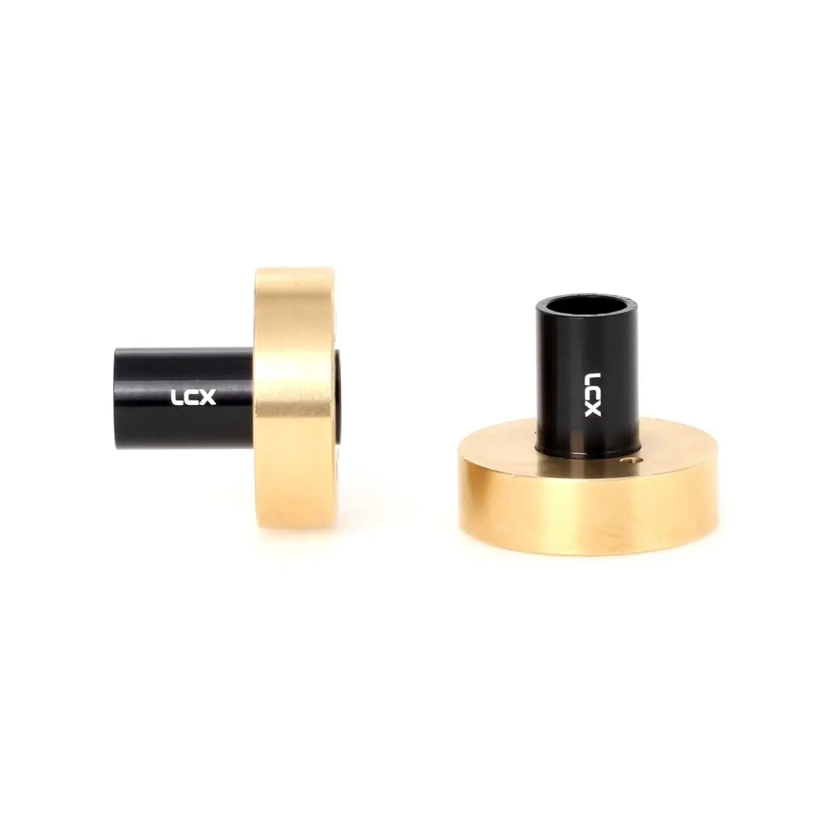 LCX Racing 1/10 RC Truck CNC Rear Axle Lock Out Brass Heavy Weight Countweight for Axial RBX10 RYFT Upgrades Parts Accessories