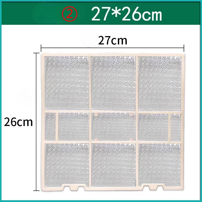 2 قطعة مناسبة لملحقات مكيف الهواء TCL شباك مقاومة للغبار