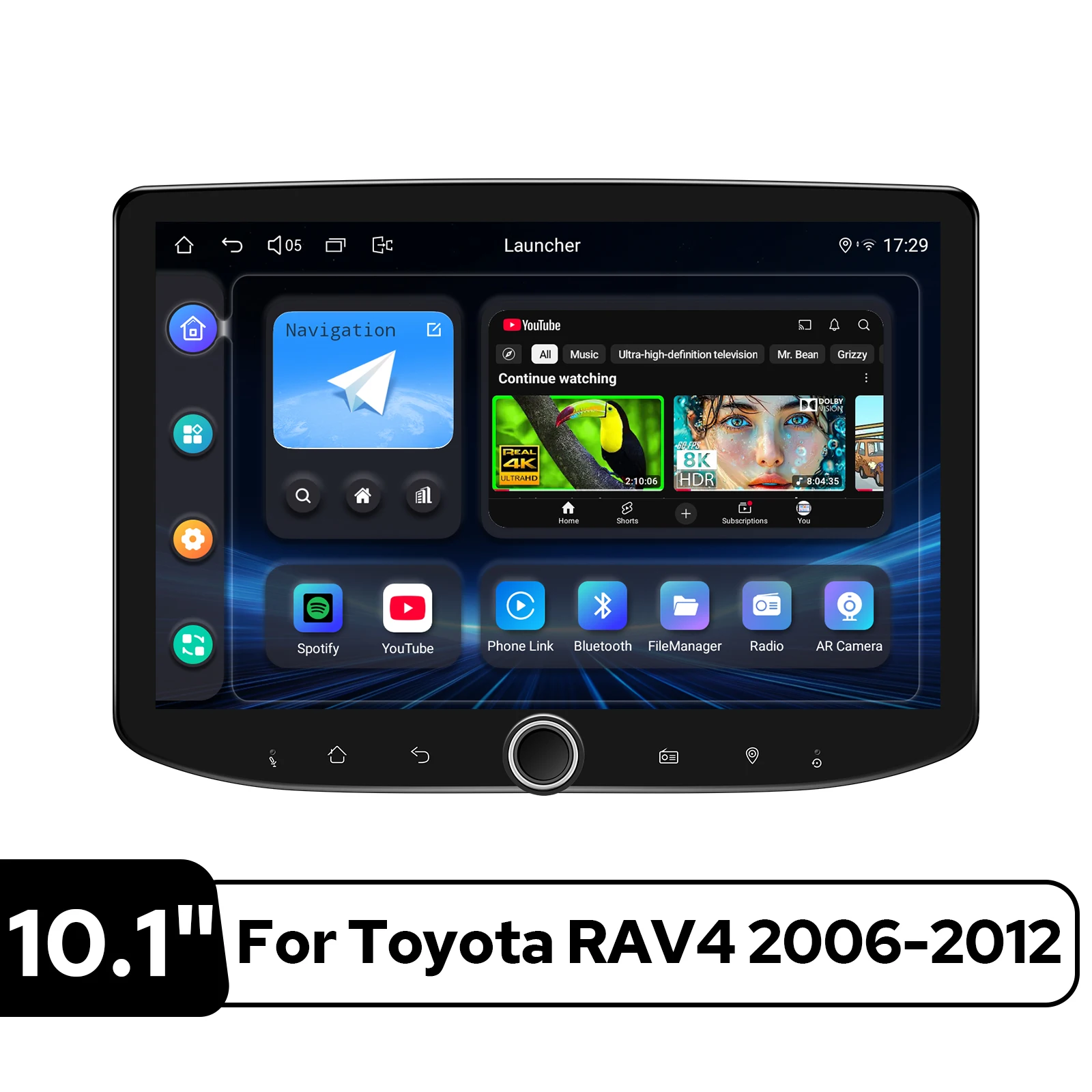 Upgrade For Toyota RAV4 2006-2012 with JOYING 10.1