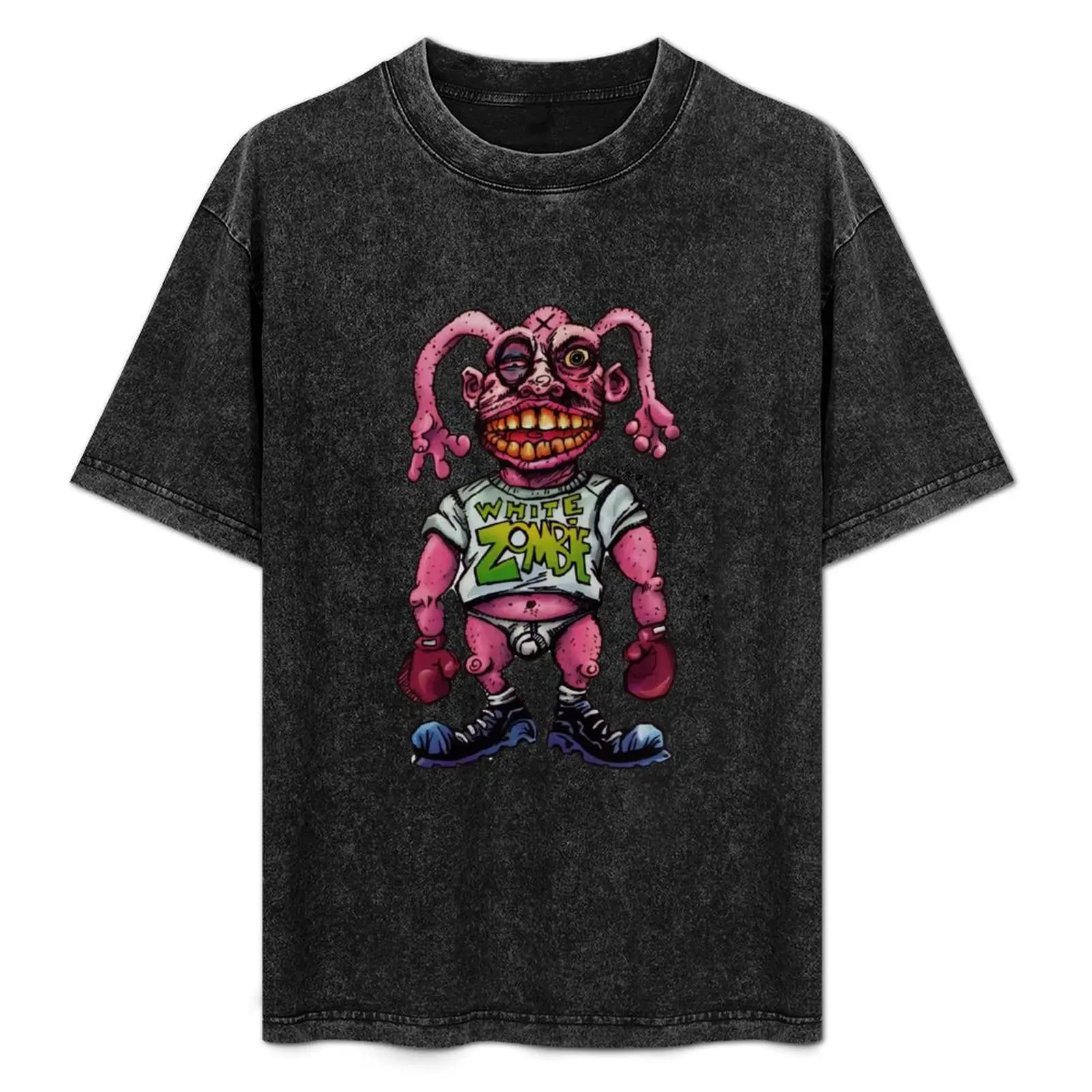 White Zombie Astro Creep Guy T-Shirt Labor Work Casual T-Shirt