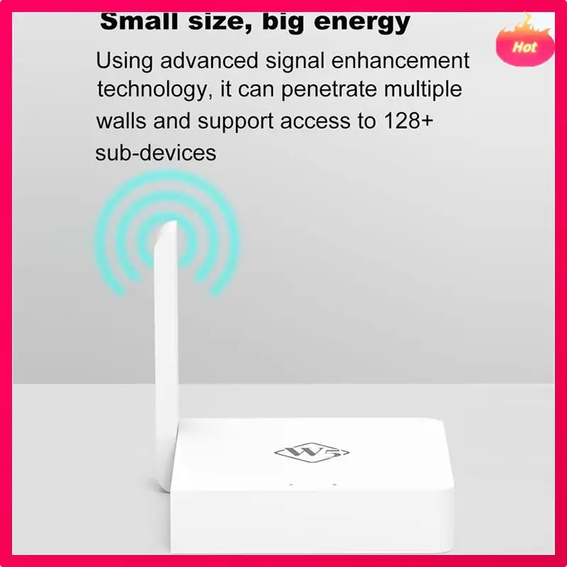 

Новый беспроводной шлюз W5 Tuya Zigbee + Bluetooth-концентратор, многорежимная расширенная версия, может доступть 128 + дополнительные устройства