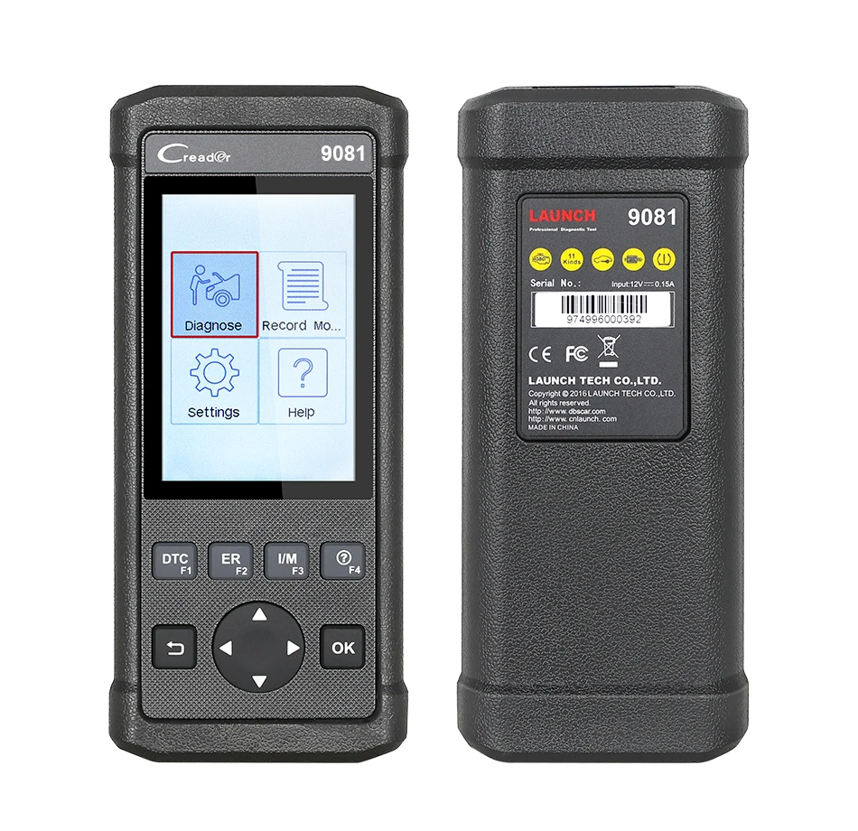 

New Arrival Launch CReader 9081 Code Reader Diagnostic Tool CR9081 Car Detector Meet All OBD/EOBD Protocols Free Update