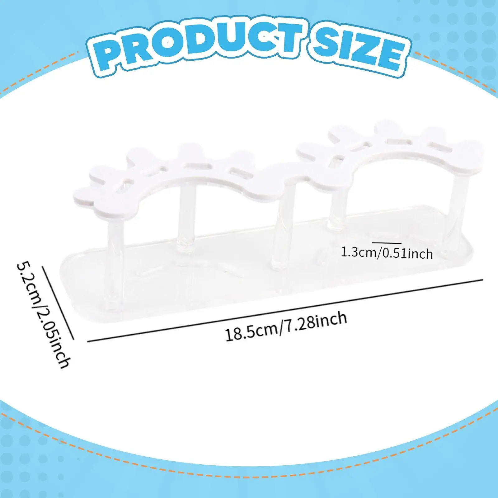 Porta pinzette per salone Supporto per pinzette per ciglia a 8 fori per toeletta