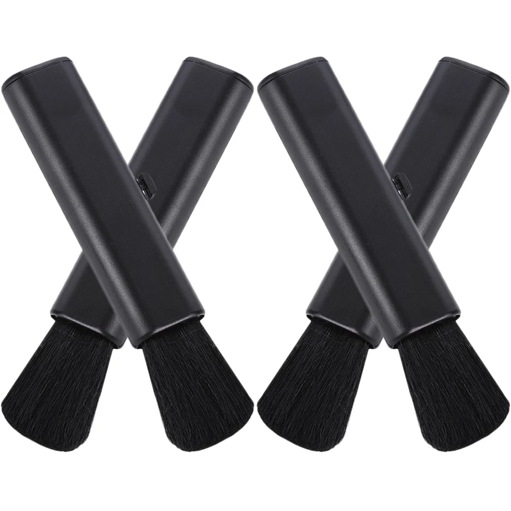 

4 Pcs Car Screen Cleaner Retractable Small Brush Cleaning Black Keyboard for Computer