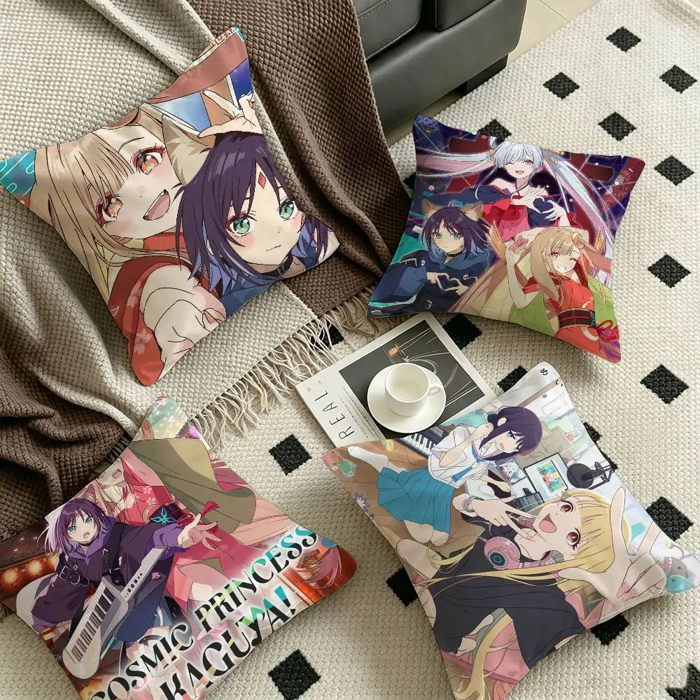 Hot Anime C-Cosmic Princess Kaguya Personalized Pillow Cover Kids Bedroom Wild Party Decor Pillowcase kid Birthday shower Gift